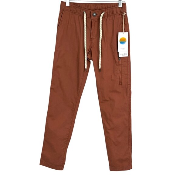 NWT Vuori Vintage Ripstop Pants Copper Orange Size XS Women's - Picture 1 of 7